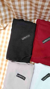 Jilbab Hijab Kerudung Malay ala Melayu Premium Polos Murah Tebal Anti Letoy - Qawiyyu Malay Hijab