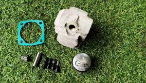 ชุดเสื้อสูบเครื่องตัดหญ้า+ชุดลูกสูบ+แหวน (แบบครบชุด) เครื่องตัดหญ้า 2 จังหวะ KASEI (คาไซ) รุ่น CG411ของแท้