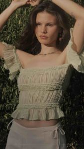 Kelyn Studio - Sundown Ruffles top (เสื้ออย่างเดียว)