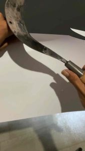 Arit/sabit rumput asli pande bahan baja asli sepuhan