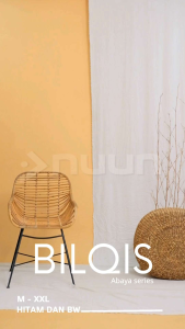 Bilqis Abaya hitam - abaya arab gamis hitam jetblack gamis hitam polos baju umroh haji