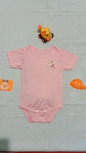 Top Jumpsuit Bunga & Polos Bayi 0-12 Bulan
