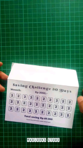 (10 pcs) Amplop Saving Challenge 30 Days