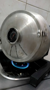 Mesin Sangrai Biji Kopi 1kg / Mesin Roasting Kopi 1kg / Alat sangrai kopi Murah / Motorized Stove Top Coffee Roaster / Mesin Roasting Elektrik