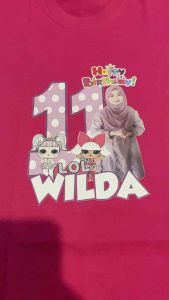 Kaos Anak Ulang Tahun Perempuan dan Laki-laki V2