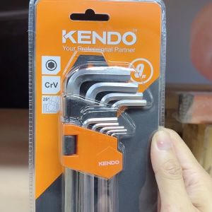 KENDO 9pc Extra long Arm Ball End Hex Key Set  KD-20737