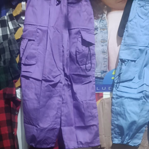 Celana Kargo Panjang Karina Style Korea Anak Usia 1-13 Tahun Bahan American Dril Lembut