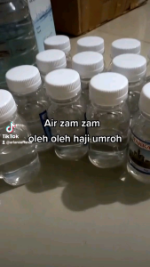 Air zam zam botol 60ml buat oleh oleh haji umroh