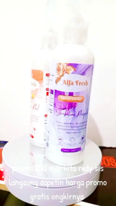 Alfa fresh pelicin setrika parfum loundry pakaiyan anti bakteri kemasan praktis 250 ml