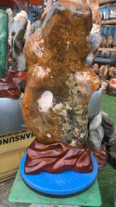 Đá Mã Não vân đẹp tự nhiên (MN4 - Kl: 10.3kg - C: 46cm - R: 20cm)