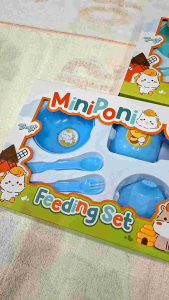 MINIPONI FEEDING SET BAYI (S). PERALATAN MAKAN MPASI BAYI
