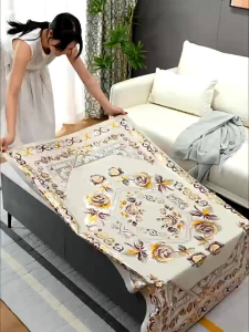 TAPLAK MEJA MEWAH POLIESTER WATERPROOF 110X50CM