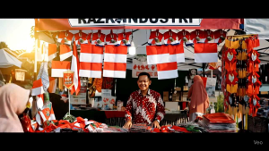 BENDERA TANGAN MERAH PUTIH