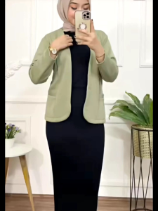 BLAZER SCUBA PREMIUM BLAZER BAHAN SCUBA IMPORT PREMIUM//BLAZER SCUBA WANITA KEKINIAN BLEZER SCUBA PREMIUM