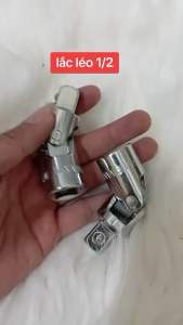 Đầu nối lắc léo 1/2 đầu nối bulong nghiêng linh hoạt xoay 360 mạ chrome chịu lực siết tốt để sửa xe thiết bị