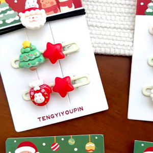 กิ๊บติดผมคริสต์มาส หนังยางคริสต์มาส พร้อมส่งในไทย