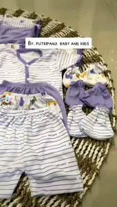 paket perlengkapan bayi baru lahir 24pcs  25pcs seri LILAC