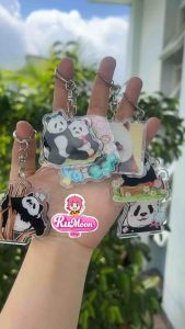[Sale xả kho] Móc Khoá Gấu Trúc Panda Đỉnh lưu (Hoahoa Manh Lan Fubao Hoà Diệp Thất Tử Phi Vân)