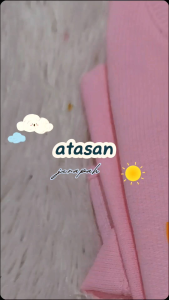 Baju Pakaian Atasan Anak Perempuan  Jerapah 3D Usia 1-5 tahun kaos ALLINA BAHAN beby tery