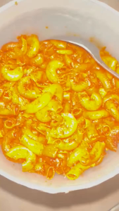 makaroni pedas daun jeruk