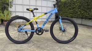 จักรยาน 26นิ้ว MTB VELOCITA/RAVRON. ไม่มีเกียร์ มีโช้คหน้า ดิสเบรคหน้า หลัง