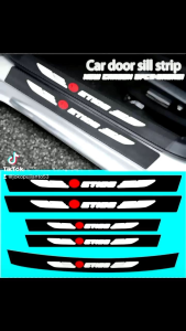 stiker karbon pelindung pintu mobil Etios stiker cuting pijakan kaki terbaru