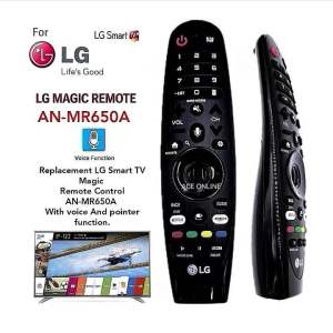Replacement LG Smart TV Magic Remote Control AN-MR650A With voice And pointer function.