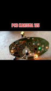 PCB spidometer Speedometer kilometer gauge motor karisma 125 soket putih original