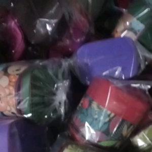 TAS TENONG PERSEGI HITAM UKURAN 10 LITER BERAS ONDANGAN FULL LAPISAN FULL BUSA EVA MOTIF RANDUM YA KK