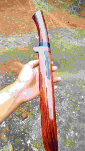 golok sembelih model salam Nunggal full kayu inghas merah