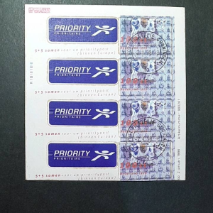 Prangko Nederland kuno Priority 100 cent Cap Filateli Groningen 1998