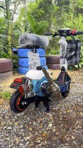 หัวเครื่องตัดหญ้าTiger411แต่ง(หัวไทยแท้)ท่อสูตรเลสทั้งใบ  กรองเปือยเลือกสีได้ เขียว แดง ทอง น้ำเงิน