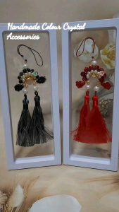 KRISTAL SG: Handmade Colour Crystal Accessories/ 手工彩晶刀马旦挂件