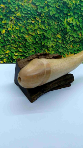 Cangklong Once pipa kayu stigi setegi laut model unik 15cm C234