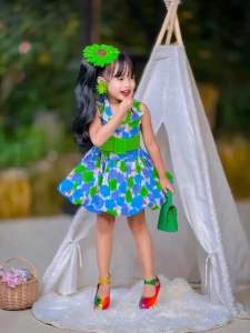 ชุดลายดอก🌼 กระโปรงบอลลูนน่ารักๆ สีสันสดใส่ เหมาะกับซัมเมอร์สุดๆ  ต้อนรับสงกานต์💦แบบน่ารักๆ