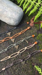 Vòng Kanji - Vòng tay đan dây mix biểu tượng mắt Horus / sóng biển