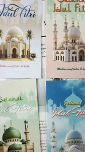 Amplop Lebaran Idul Fitri Panjang Isi 25pcs Angpao Lebaran Motif Islamiah Cantik