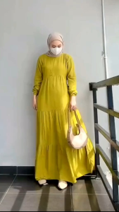 PROMO SPECIAL 100 RIBU DAPAT 4 PCS GAMIS POLOS REMPEL SUSUN