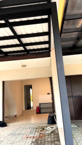 kanopi alderon minimalis dobel layer