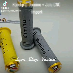 Grip Handgrip Domino Plus Jalu CNC Italy Import Bisa Semua Motor Universal