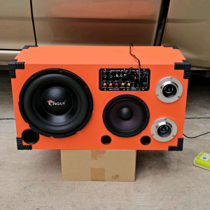 ลำโพง บลูทูธ 3 ทาง หุ้ม PVC ดอกแหลม 10 นิ้ว 6.5 นิ้ว ช่องเสียบไมค์ 2 ช่อง USB/AUX รุ่นเชื่อมต่อ ใช้ได้ทั้งแฟน/ไฟDC 12V รับประกัน