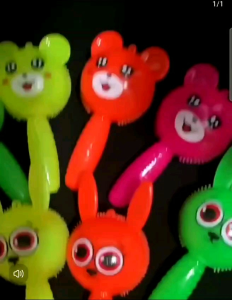Rattle Stick Bayi Karet Lampu Bunyi Suara Baby Toys Kerincingan Boneka Mainan Anak Silikon
