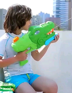 PROMO COD Mainan Anak PISTOL AIR JUMBO Karakter DINOSAUR BI 31-32 / Watergun Raptosaurus BI 33 / tembakan air JUMBO WATERGUN / mainan anak tembakan air besar