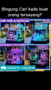 Kado Lampu Akrilik KADO ULANG TAHUN CEWEK HADIAH PACAR KADO ANNIVERSARY Kado Wisuda Kado Pernikahan Kado Sahabat Kado Teman Kantor