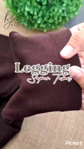 paket legging isi 3 cuma 100an import high waist polos super tebal celana legging wanita tebal