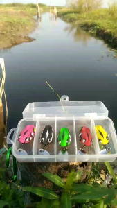 Soft frog mini 32cm ukuran pas buat casting