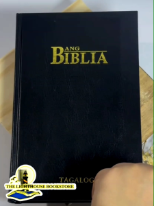 TAGALOG HARD BOUND BIG / NOTEBOOK SIZE BIBLE / ANG BIBLIA TAGALOG BIBLE WITH THUMB GUIDE