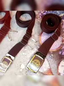 IKAT PINGGANG PRAMUKA BAHAN NILON 25CM 3CM | SABUK PRAMUKA | GESPER PRAMUKA NYLON | BELT - 1 PCS / BSP-7842/8745