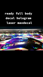 Decal WR 155 Elegan & Stiker Hologram Motor