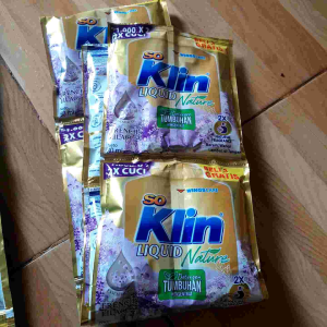 soklin liquid double sachet french lilac 1 renceng
